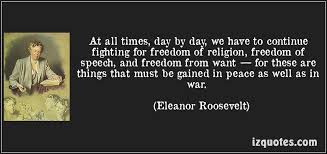 Roosevelt Freedom Quotes. QuotesGram via Relatably.com