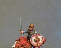 Image of Gallic cavalry ancient Rome