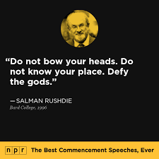 Salman Rushdie Quotes Defy The Gods. QuotesGram via Relatably.com