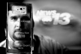... Leighton Grant recently shared photos of his prized trophy. A well-earned accolade for entering some amazing TV Photography in the b-roll.net AWARDS. - leighton-grant1