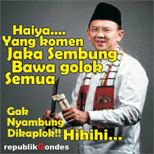 Hasil gambar untuk meme haji lulung koplak