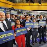 Record high journalists imprisoned 2017: