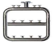 Galvanized Steel Meter Bank Central Water Inlet