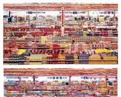 Andreas Gursky 99 Cent II Diptychon Gemälde