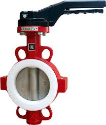 Válvula de mariposa Wafer ACDRA-P15 ATEX PTFE (Teflón)