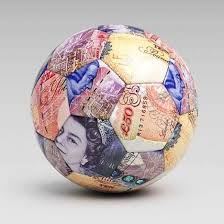 Football made of money