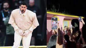 Mexican couple recreates Bad Bunny's Super Bowl casita for wedding