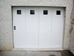 Porte de garage coulissante PVC 2x 2- CASTORAMA