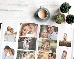 Image of photo album or a collage of photos