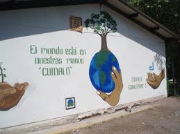 Resultado de imagen para mural colectivo medioambiente