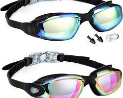 Image of Amazon swim goggles section