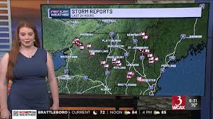 Storm damage reports from Tuesday night's storms