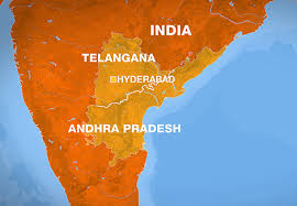 Image result for telangana and andhra pradesh map