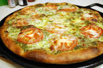 Garden Tomato and Basil Pesto Pizza Recipe m