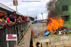 Image result for Accra Metropolitan Assembly's decongestion exercise AT CIRCLE