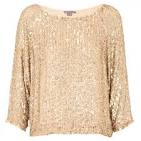 Gold sparkle top