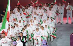 دختر ایران با ژست خاص جهانی شد/ بانوی ورزشکار در پیست رژه کانون توجه عکاسان و رسانه‌ها +عکس
