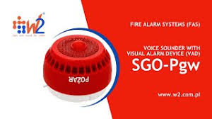 W2 - SGO-Pgw sounder with visual alarm device for fire alarm ...