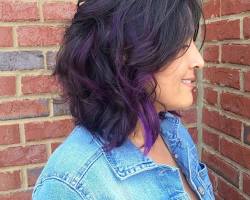 Image de Purple Curly Hair with Layers