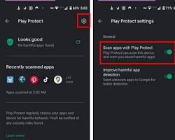 Android Google Play Protect settings