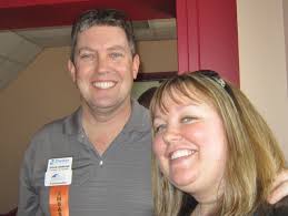 Brian Hawkins and Darlene Montano at the Rock Paper Simple open house event. - Rock-Paper-015-580x436