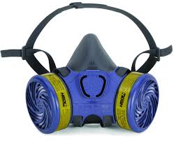 Multi-gas pre-assembled half mask respirator