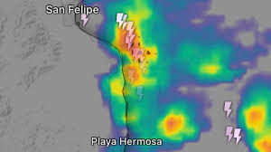 Prevén lluvias ligeras, tormentas eléctricas y vientos en San Felipe