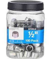 Amazon.com: 100 piece Bottled EFIELD 1/2" PEX Press Sleeve