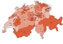 Carte suisse cantons