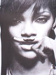 rhianna moustache