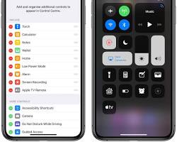Image of Control Center Customization on iPhone
