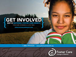 Every day, more than 400,000 children and youth are living in foster care because their own parents can&#39;t take care of them. Many organizations, communities ... - Web_Foster-Care-Month_250