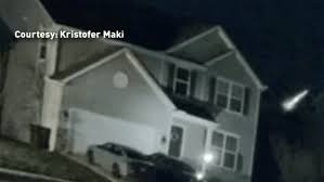 Caught on doorbell camera: Fireball lights up sky in Pickerington