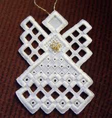 Résultat de recherche d'images pour "ange en broderie Hardanger"