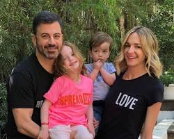 Image of Jimmy Kimmel with his family