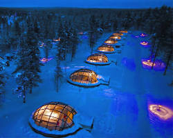 Image of Kakslauttanen Arctic Resort, Saariselkä, Finland glamping
