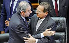 Resultado de imagem para Renan Calheiros e Eduardo Cunha