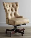 Tufted leather office chair Sydney