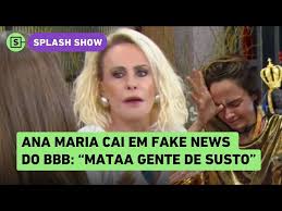 Ana Maria Braga em choque com fake news do BBB. Apresentadora reage a notícia falsa que a assustou.