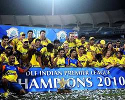 Image of Chennai Super Kings IPL 2010 winners