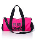 Pink gym bag