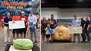 All-time record set as Kentucky State Fair crowns giant pumpkin, watermelon champions