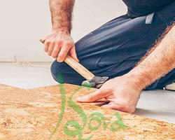 Image of کاشی آشپزخانه چوب پنبه