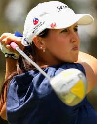 Kristie Smith tees off on the 18th hole during round two of the Women&#39;s Australian Golf Open. Photo: Getty Images - kirstie_smith_narrowweb__300x383,0