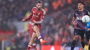 Liverpool 3-1 Tottenham: Dominik Szboszlai stunner knocks Spurs out of Carabao Cup — BBC