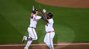 Yastrzemski breaks through for first Braves HR as team honors Cox, Turner