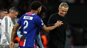 Luis Enrique hails 'marvellous' Dembele as PSG win big in Champions League