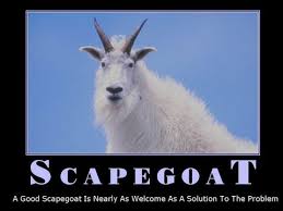 Image result for scapegoat quotations