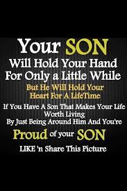 Quotes About Your Son. QuotesGram via Relatably.com
