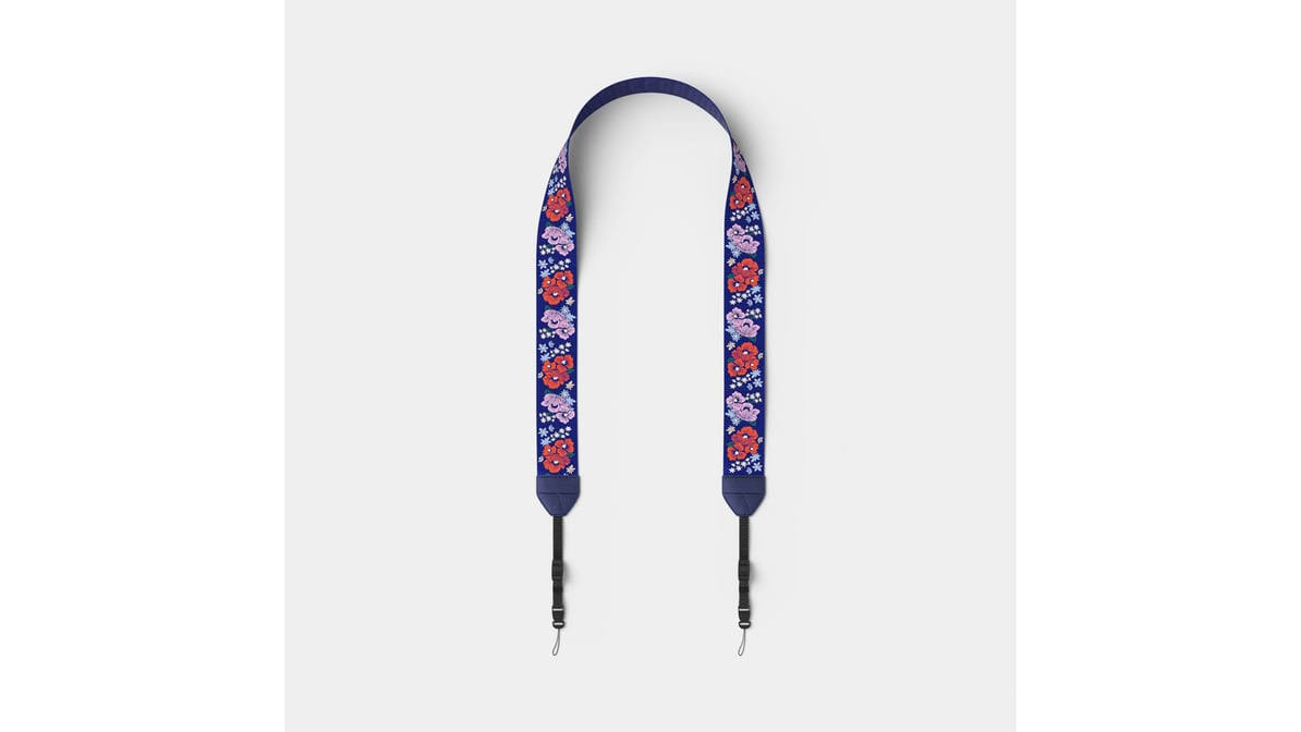 Camera Strap heyday Poppy Flowers